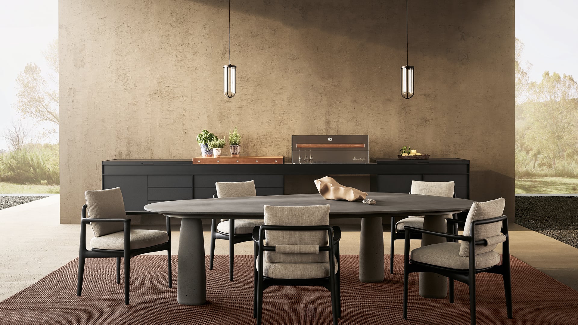 Poliform Immagine di Outdoor Tables Monolith 2