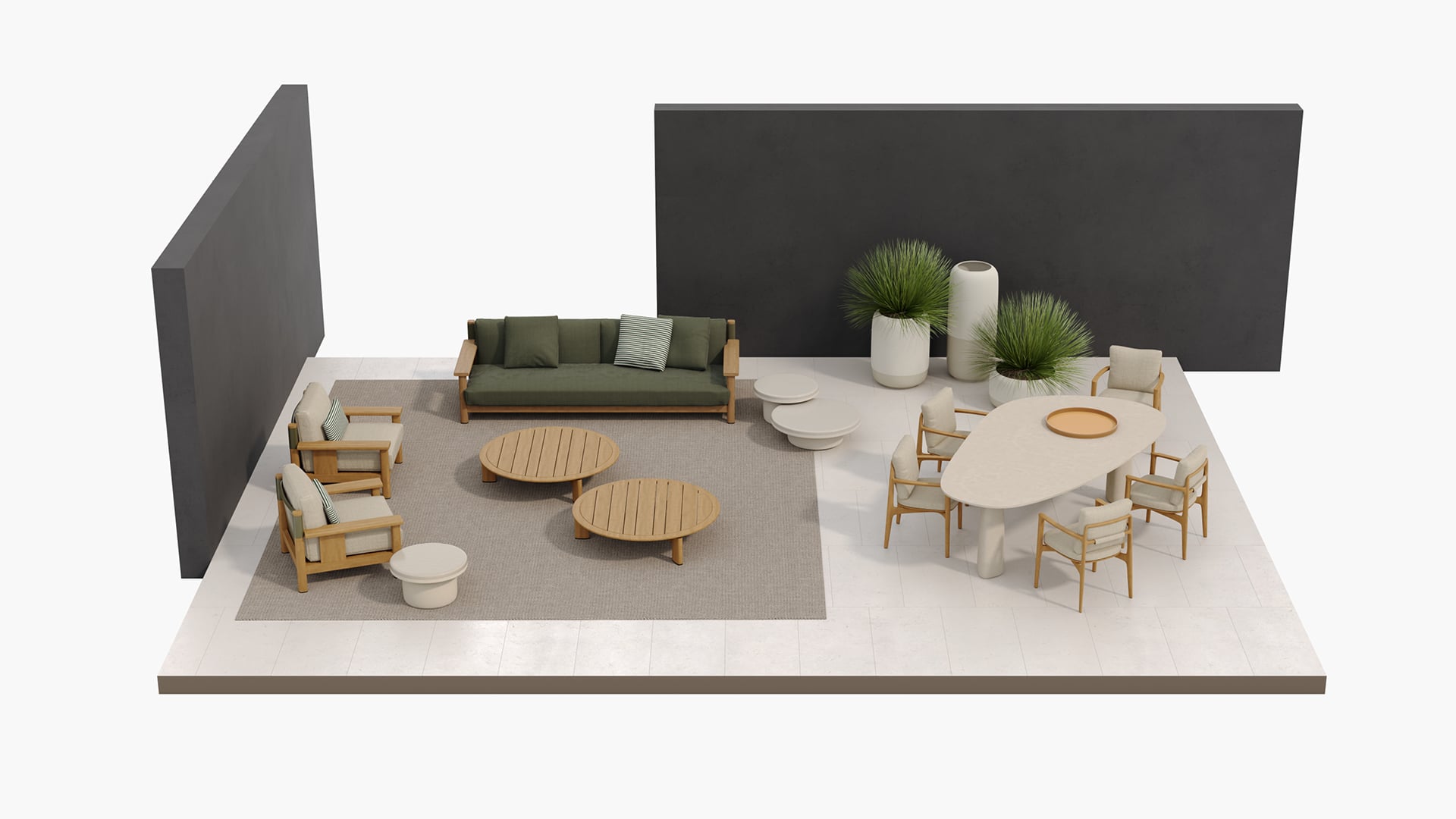 Poliform Immagine di Outdoor Armchairs Ketch 2