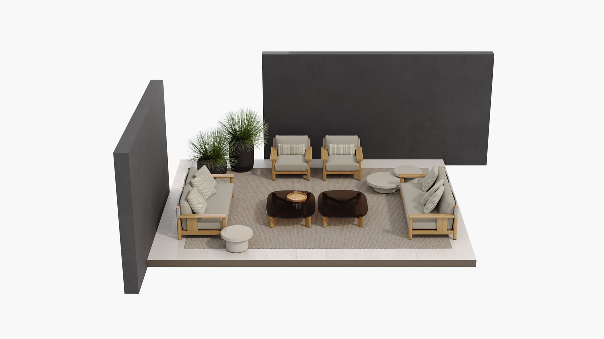 Poliform Immagine di Outdoor Armchairs Ketch 1