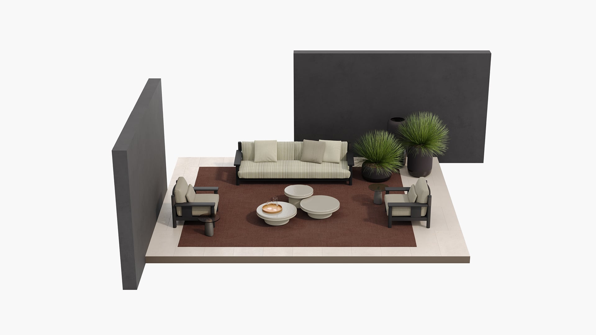 Poliform Immagine di Outdoor Armchairs Ketch 3