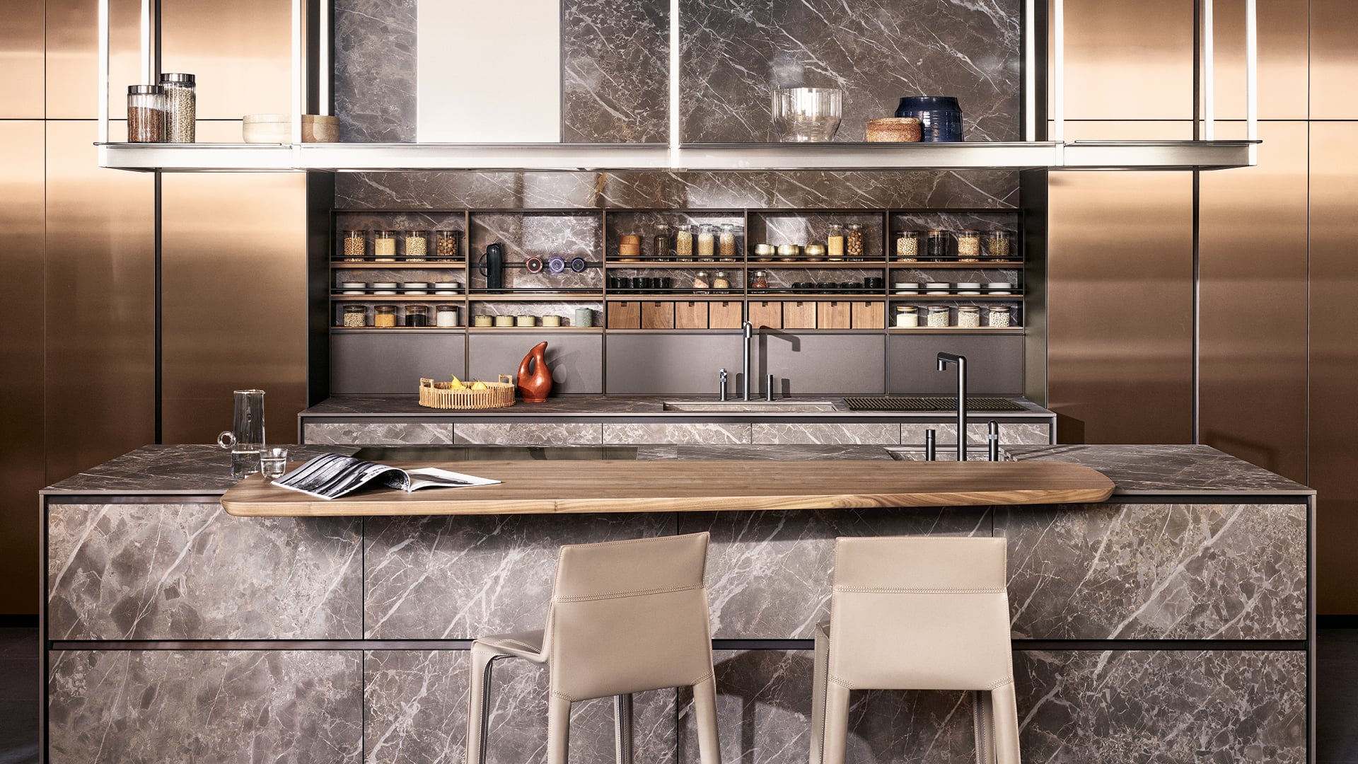 Poliform Immagine di Kitchen Stools Seattle 3