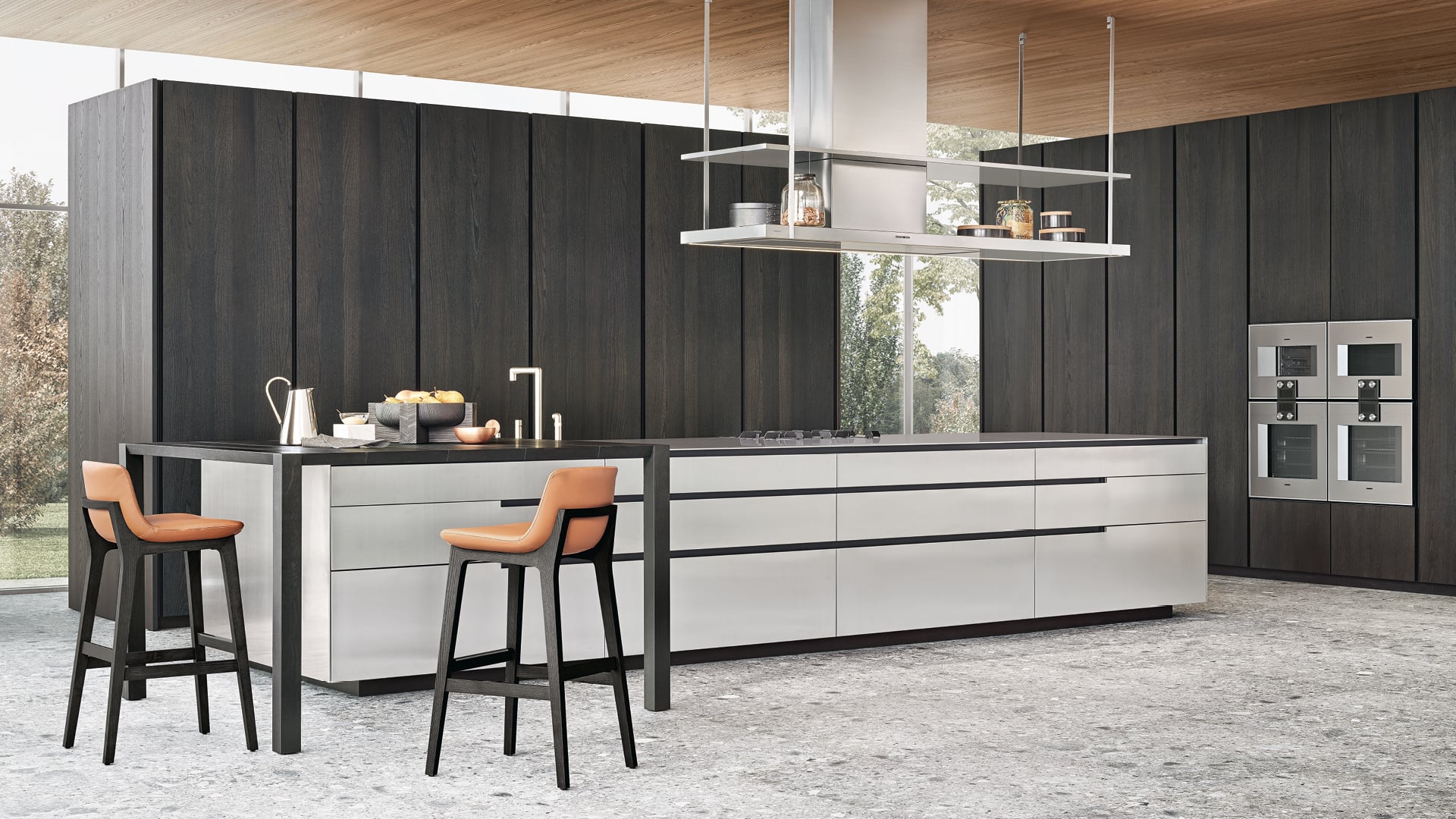 Poliform Immagine di Kitchen Stools Ventura 1