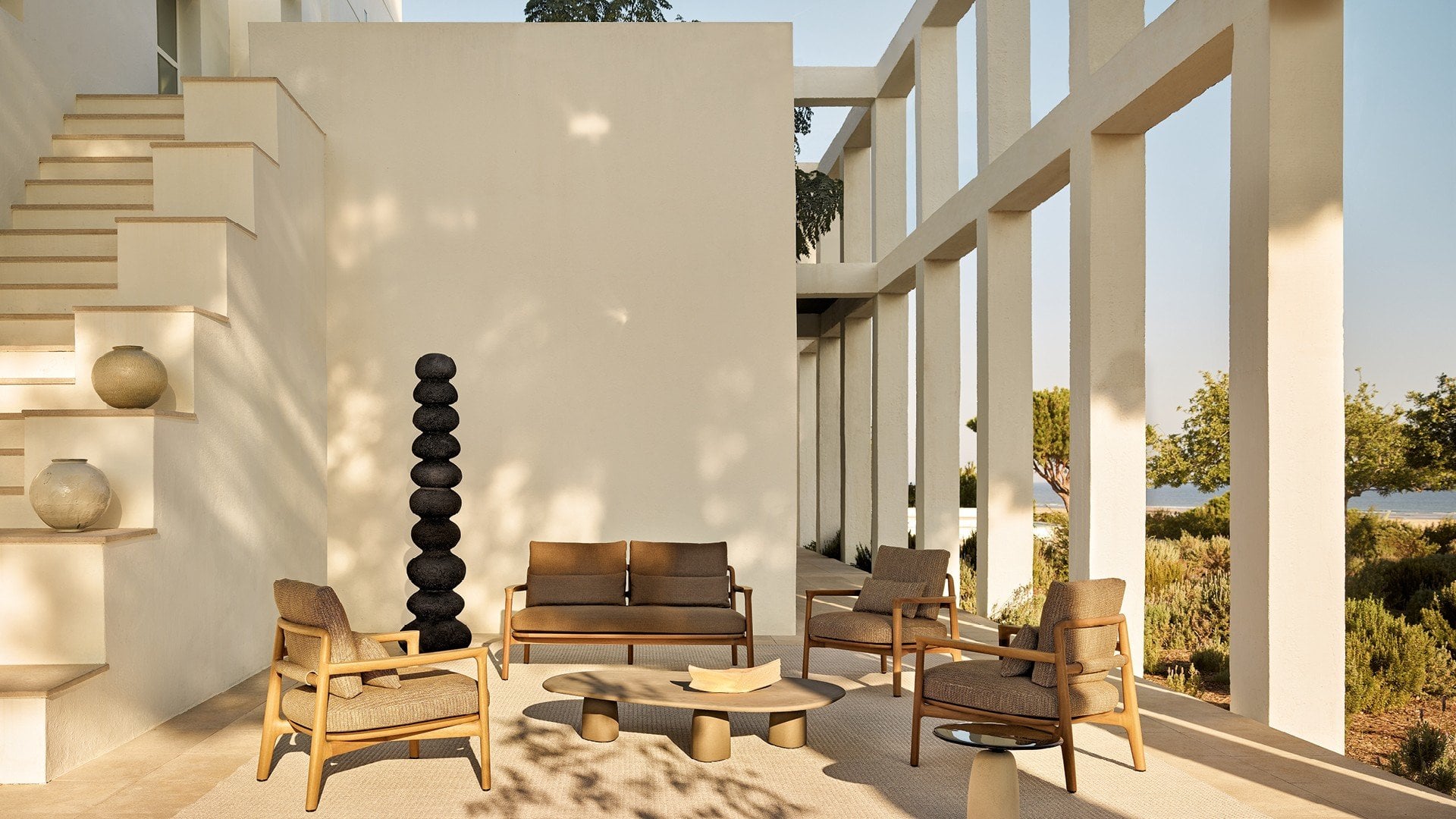 Poliform Immagine di Outdoor Coffee Tables Strata 1