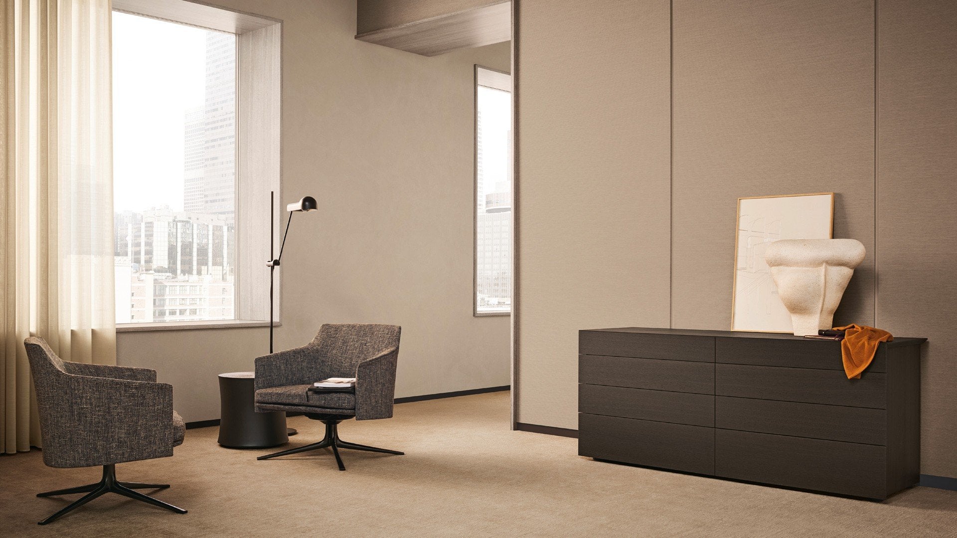 Poliform Immagine di Ночная Коллекция Тумбы для спальной зоны Abbinabili 1