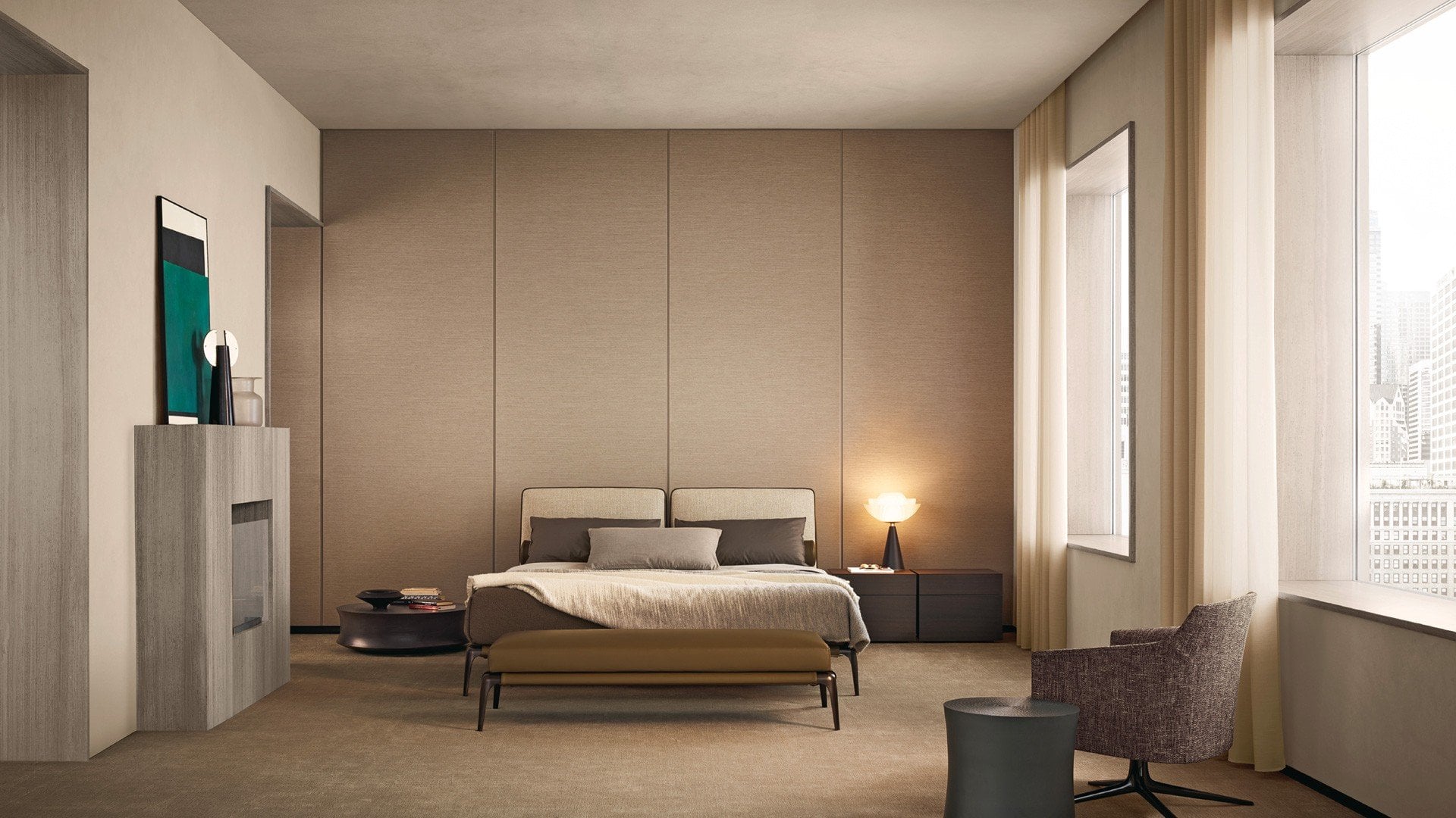 Poliform Immagine di Ночная Коллекция Тумбы для спальной зоны Abbinabili 4