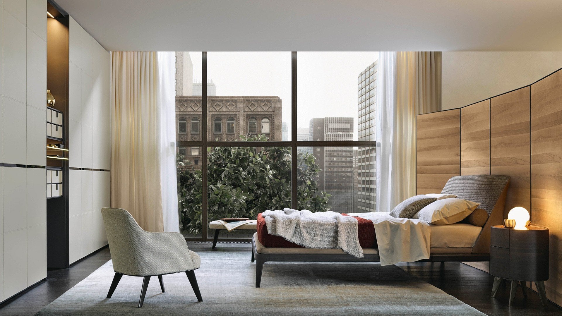 Poliform Immagine di Night Complements Beds Kelly 1