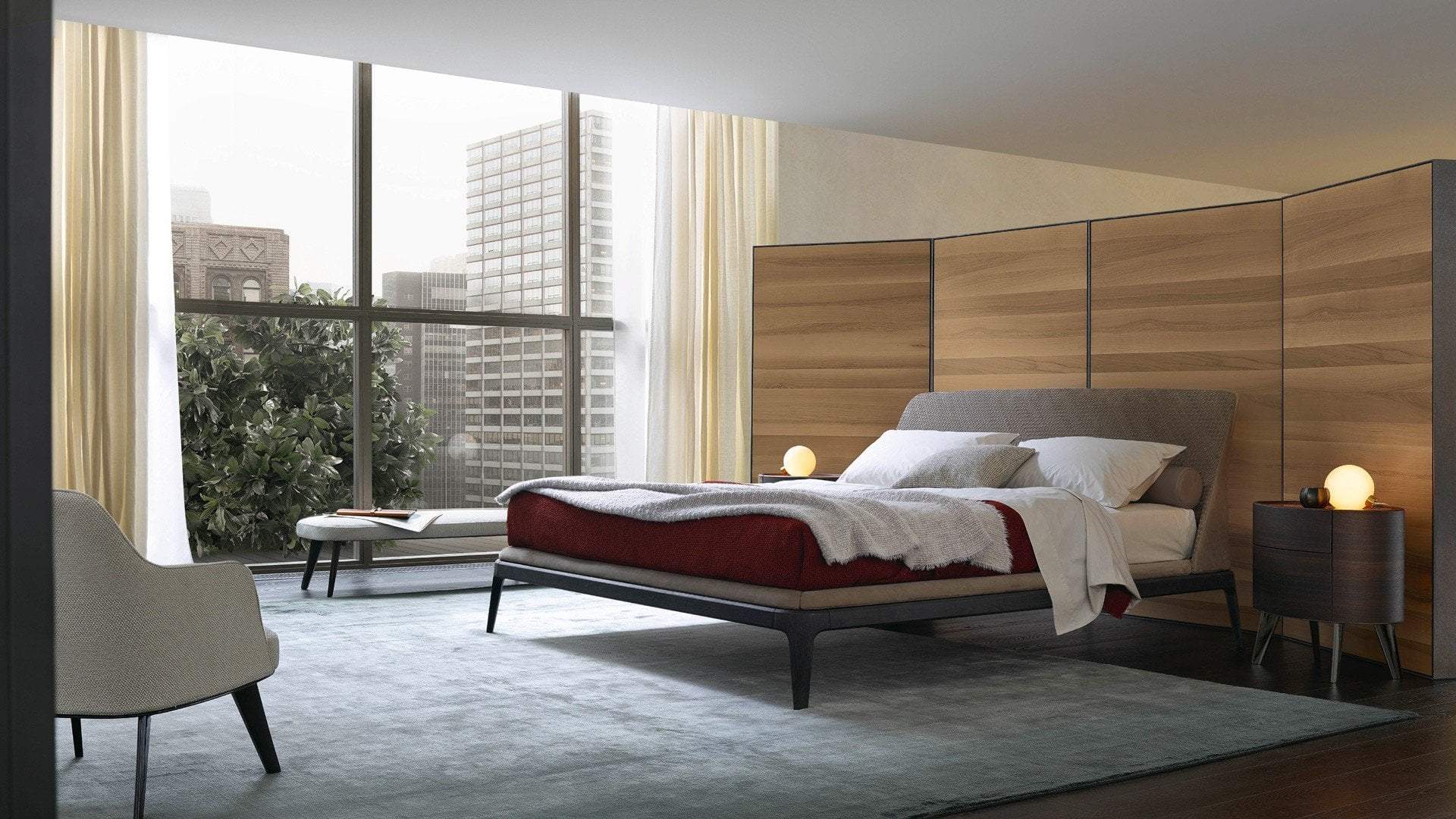 Poliform Immagine di Night Complements Beds Kelly 4