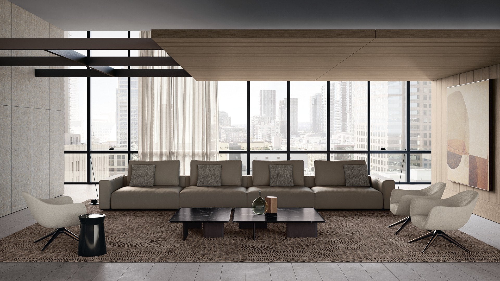 Poliform Immagine di Sofas Divani Westside Soft 11