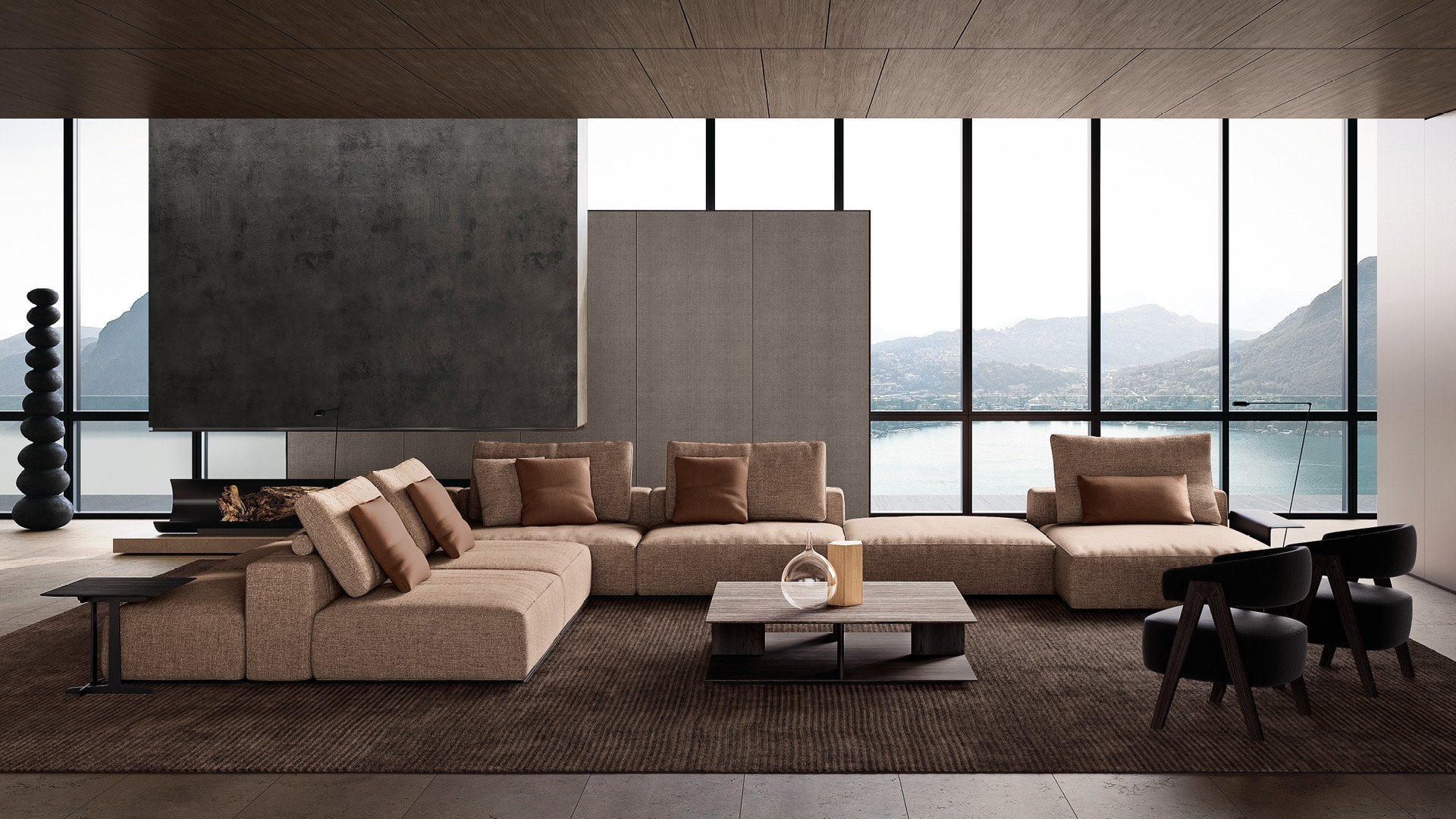 Poliform Immagine di Sofas Divani Westside Soft 12