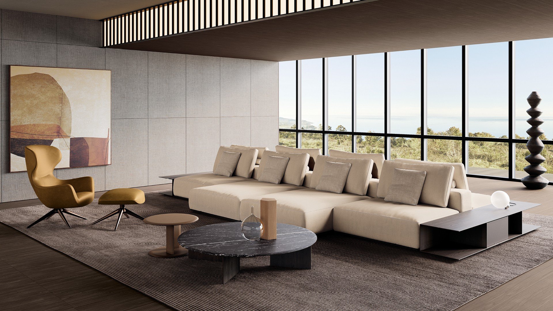 Poliform Immagine di Sofas Divani Westside Soft 13