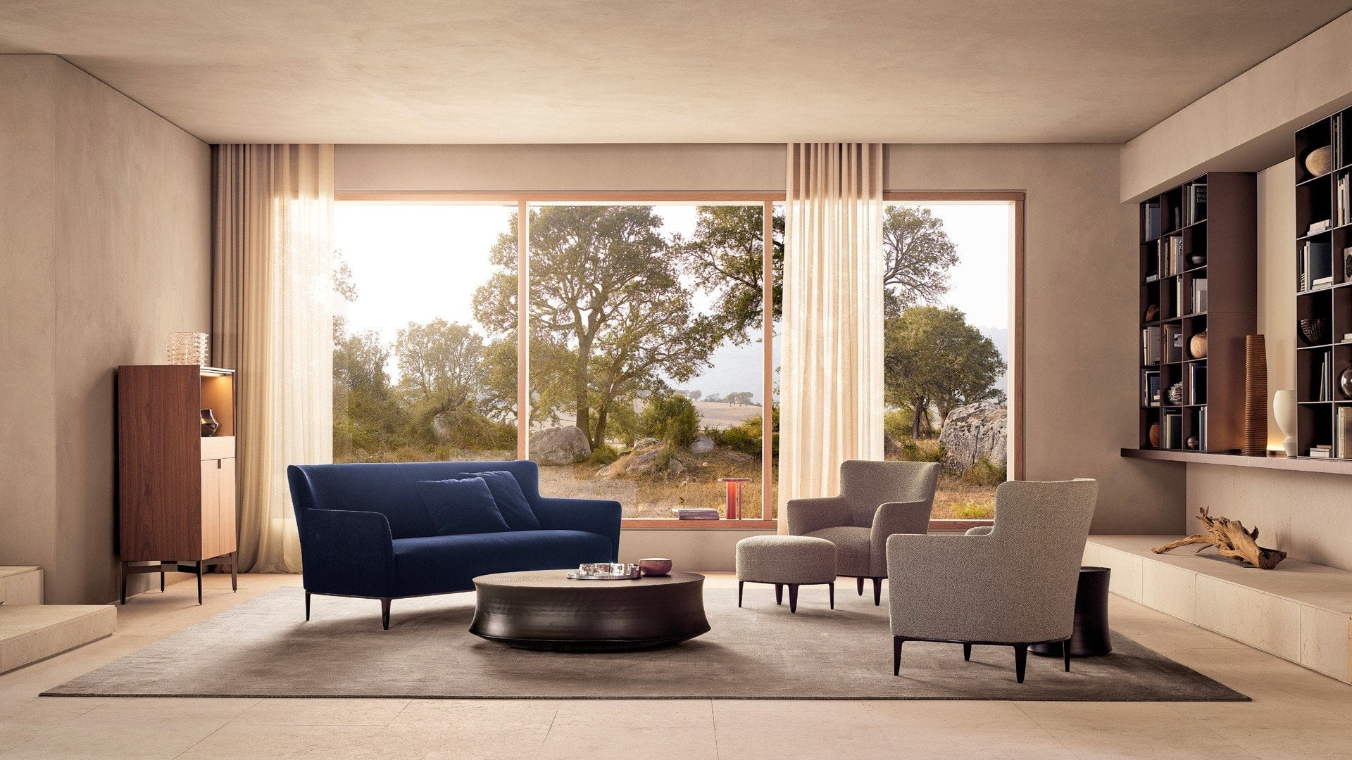 Poliform Immagine di Sofas Armchairs Gentleman Relax 1