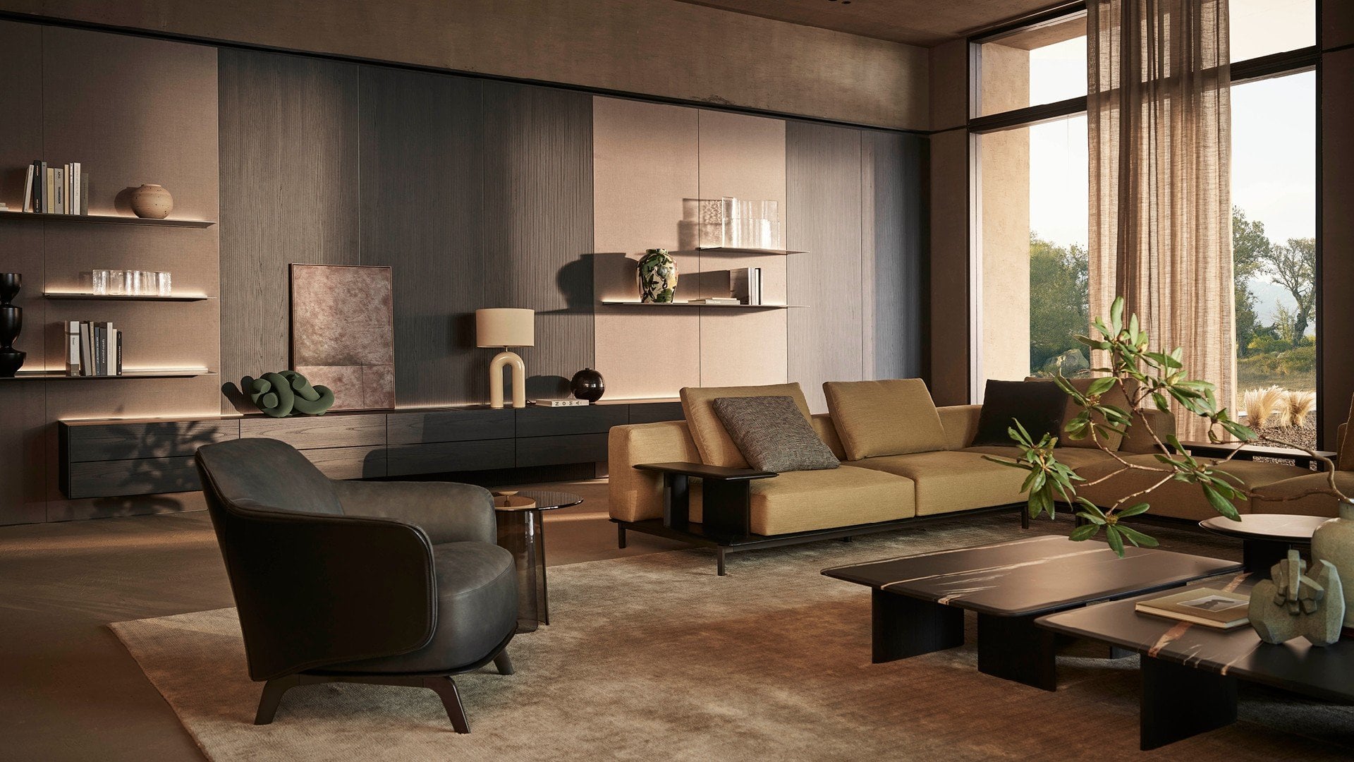 Poliform Immagine di Sofas Armchairs Kaori 5