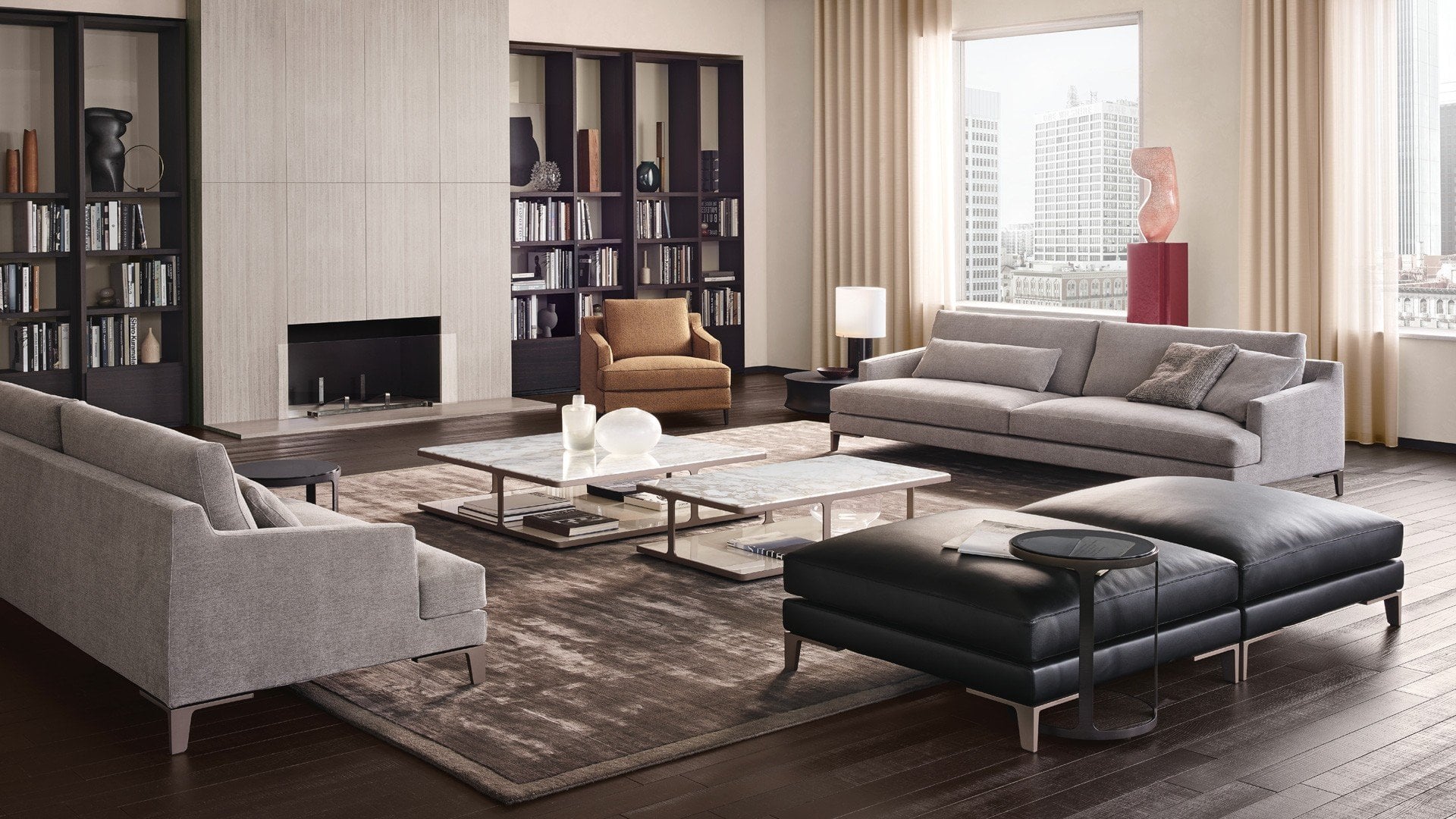 Poliform Immagine di Sofas Coffee Tables Creek 6