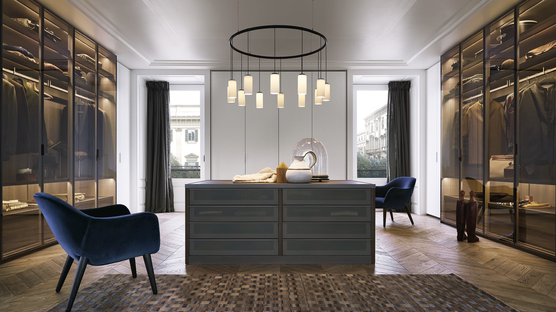 Poliform Immagine di Systems Sistemi Notte Senzafine Armadio 25