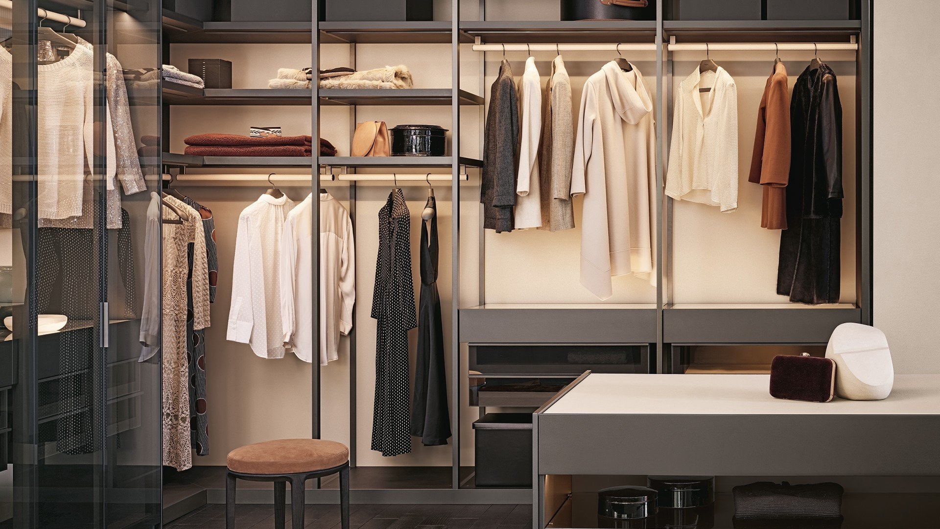 Poliform Immagine di Systems Night Systems Senzafine Walk-in Closet 12