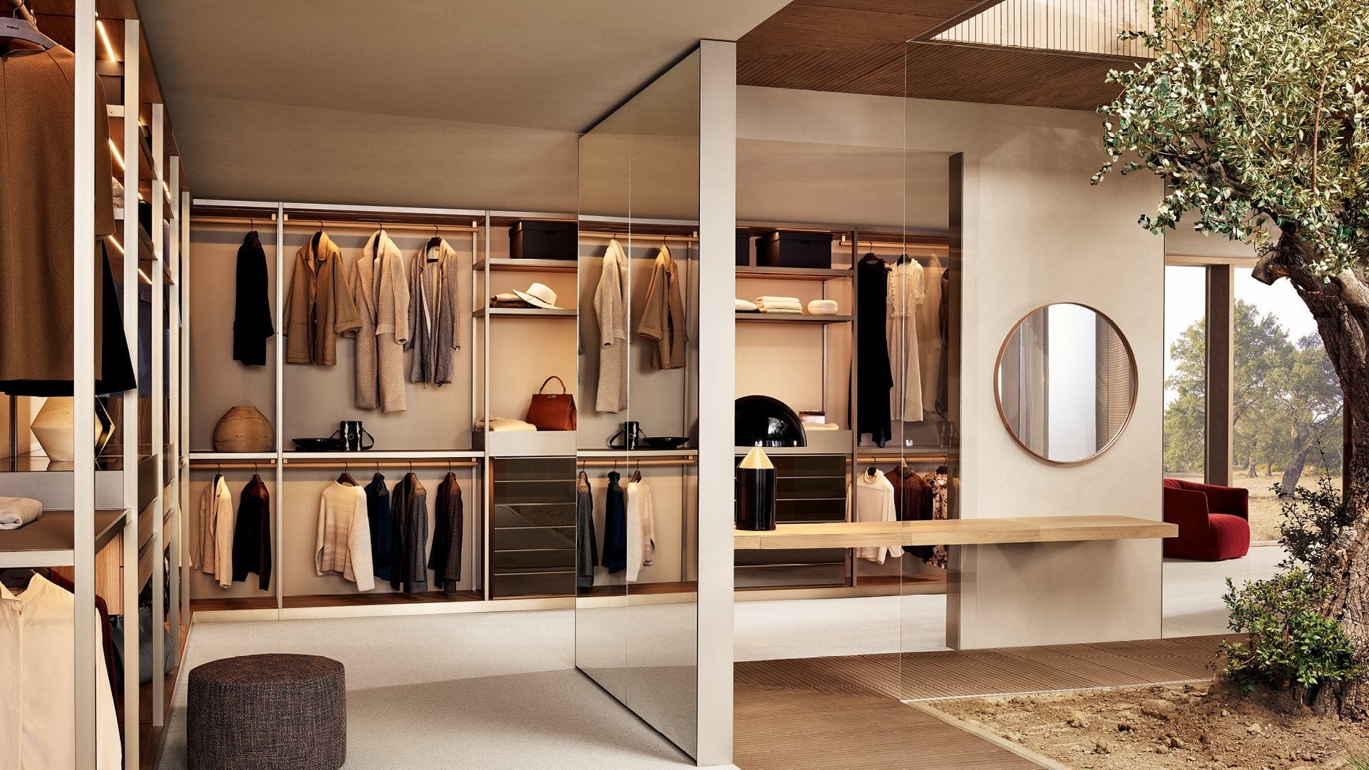 Poliform Immagine di Systems Night Systems Senzafine Walk-in Closet 9