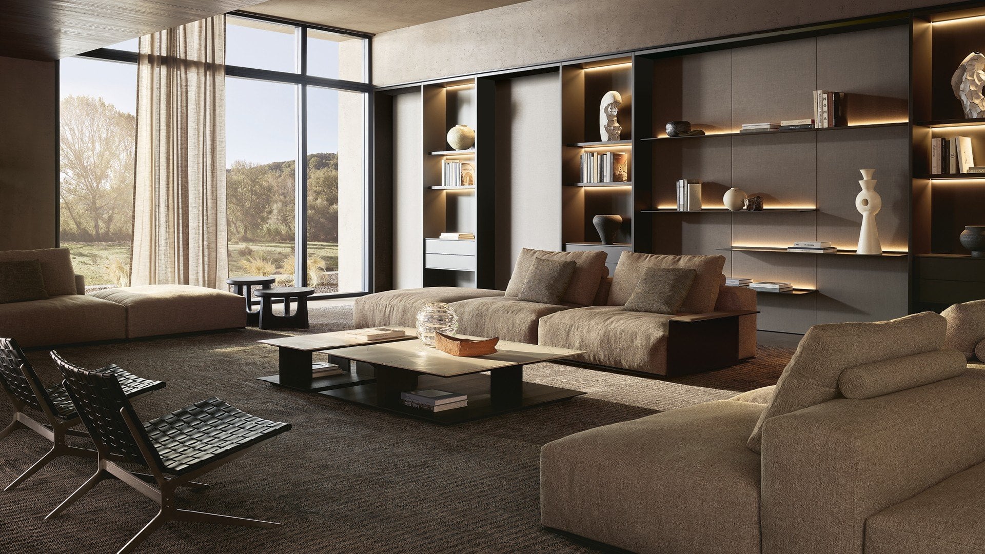 Poliform Immagine di Systems Модульные системы гостиной Wall System 9