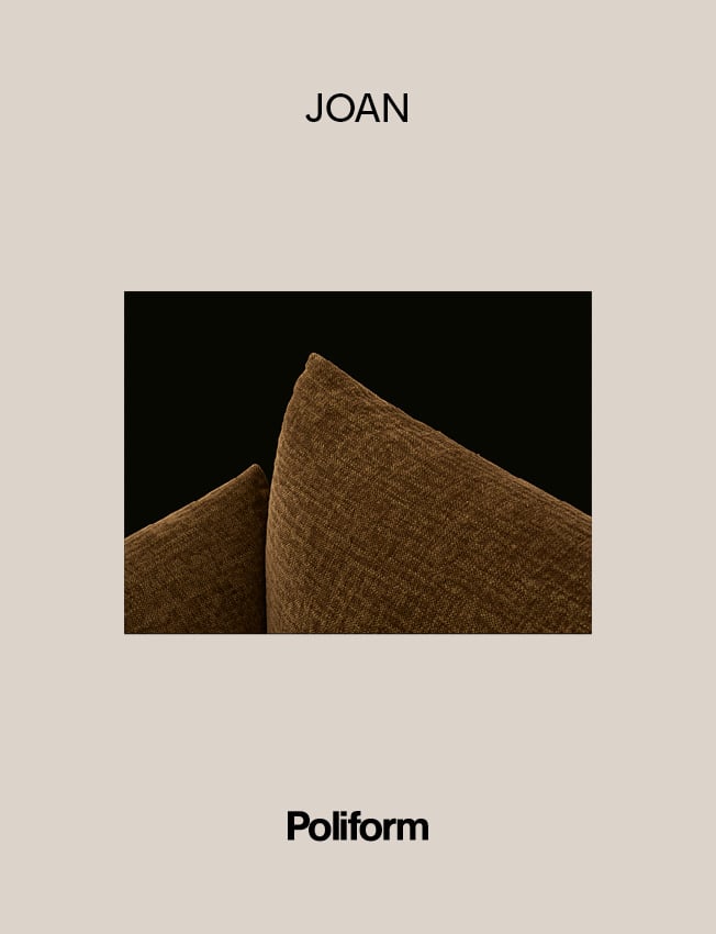 Cover catalogo divano Joan Poliform